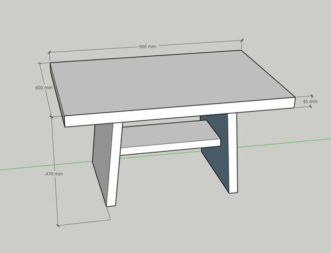 Coffee Table 3D Model